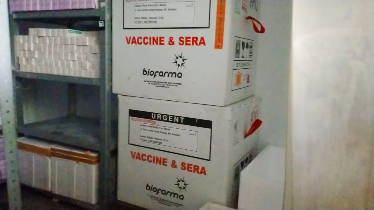 Vaksin siap didistribusikan. HMP/BOY