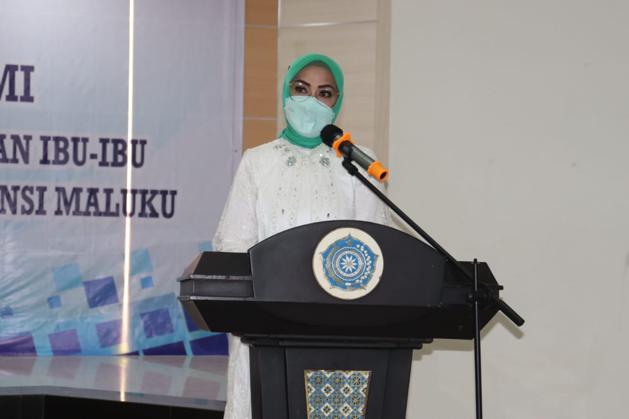 Ketua Umum MT Nur Asiah Provinsi Maluku Hj. Widya Pratiwi Murad Ismail. HMP/BOY