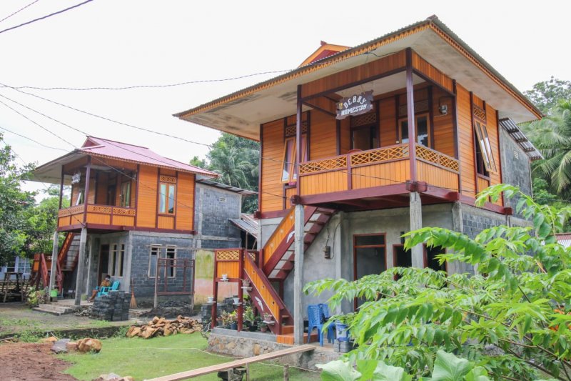 Ilustrasi - Rumah yang direvitalisasi melalui program Sarana Hunian Pariwisata atau Sarhunta. ANTARA/HO-Ditjen Perumahan Kementerian PUPR