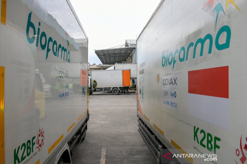 Armada distribusi vaksin PT Bio Farma. (ANTARA/HO-Humas Kemenkes)