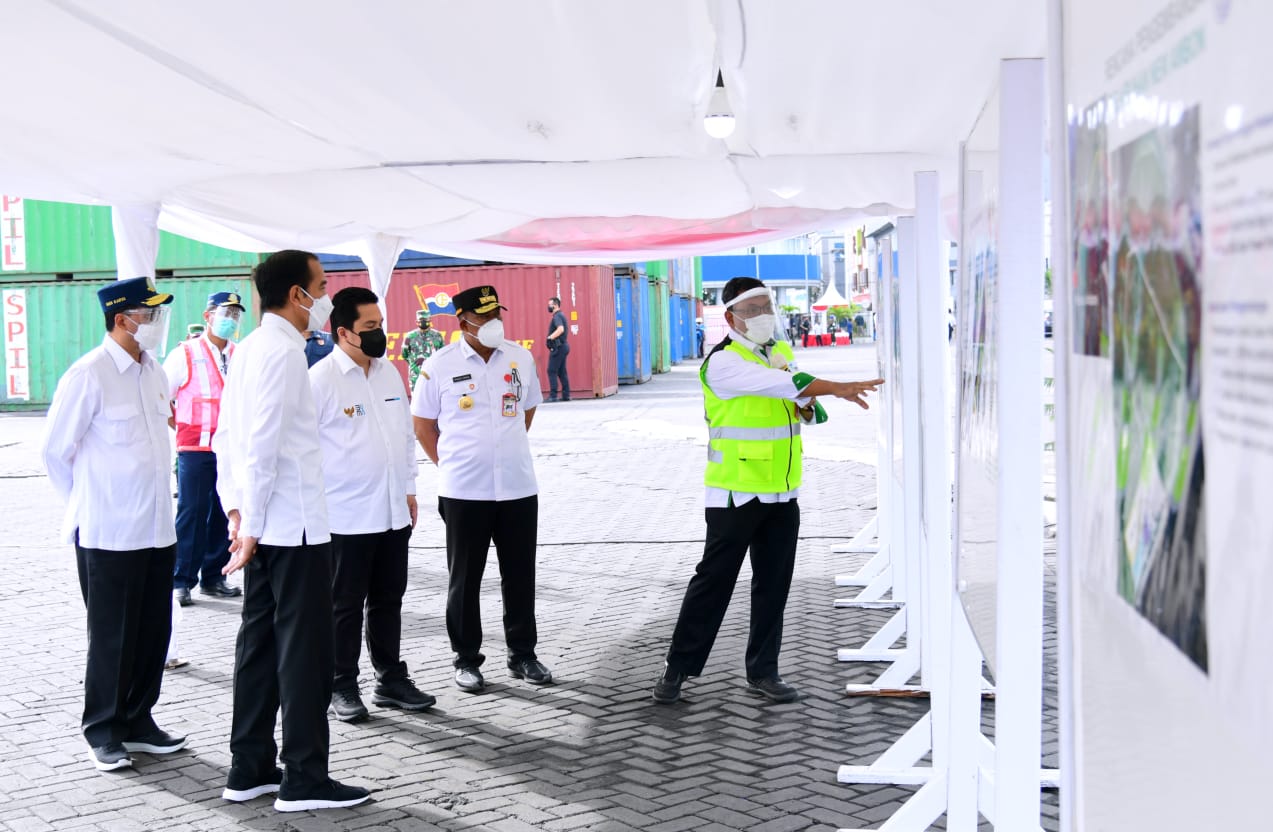 Presiden Jokowi berdialog dengan pelaku usaha perikanan. IST