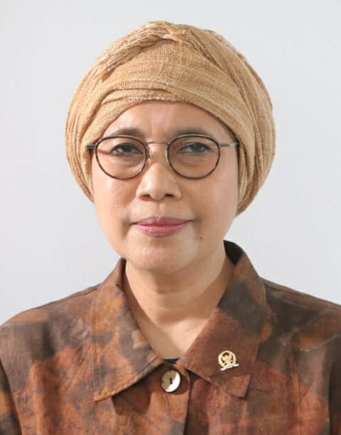 Anggota DPR RI Indah Kurnia menjadi pembicara kunci Sosialisasi Cinta, Bangga, dan paham rupiah di laksanakan di Ciputra world, Jum'at (3/6). 