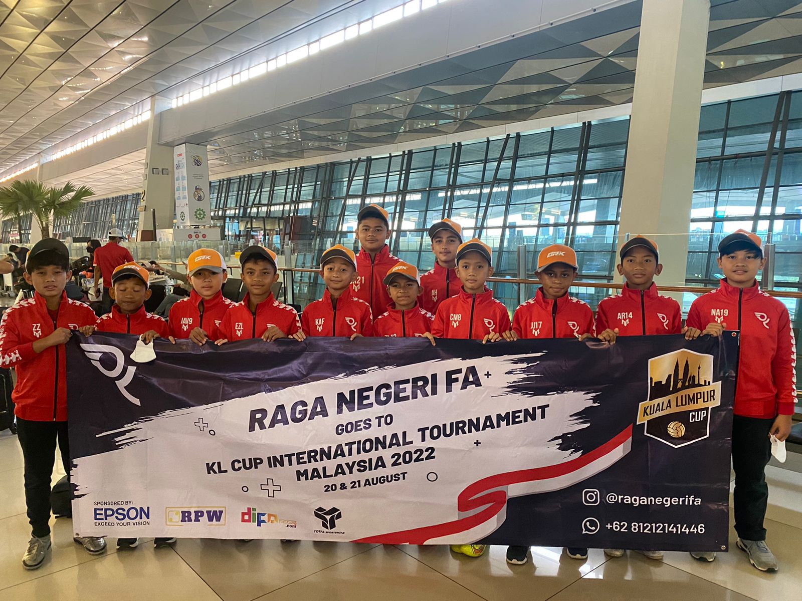 Raga Negeri Football Academy menjadi salah satu wakil Indonesia untuk mengikuti KL Cup International Tournament Malaysia 2022 yang berlangsung pada 20-21 Agustus 2022.  