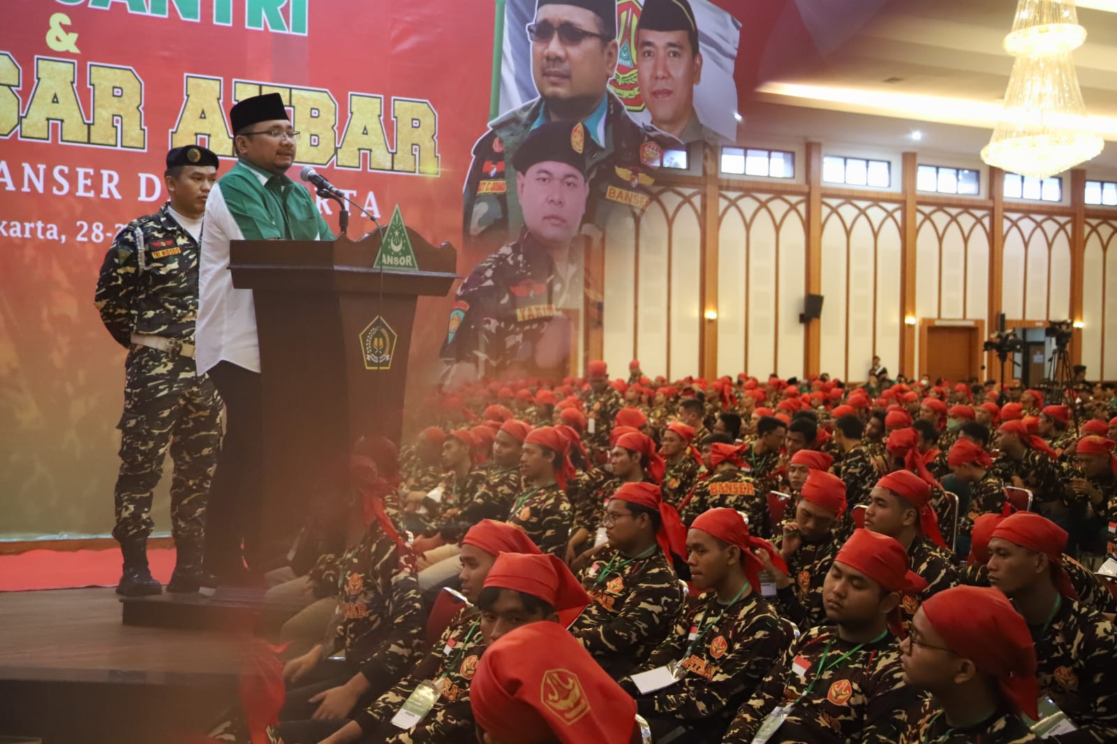 Buka Diklatsar, Menag Ingatkan Banser Jaga NKRI dan Ulama