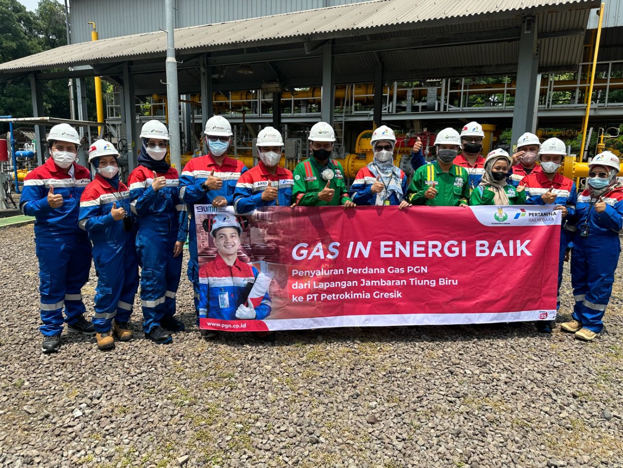 Subholding Gas Pertamina, PT PGN Tbk, merealisasikan dukungan terhadap industri pangan melalui penyaluran gas bumi ke PT Petrokimia Gresik (PKG). Pada Senin, (16/01/2023),