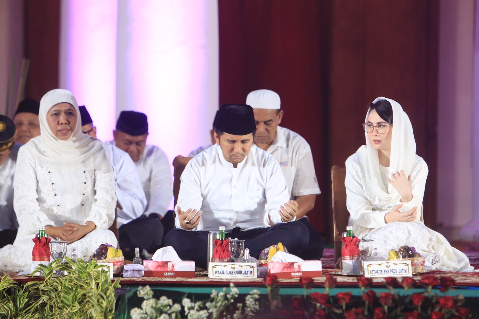 Tasyakuran empat tahun Khofifah Indar Parawansa menjabat sebagai Gubernur Jawa Timur didampingi Emil Elestianto Dardak sebagai Wakil Gubernur Jawa Timur. 