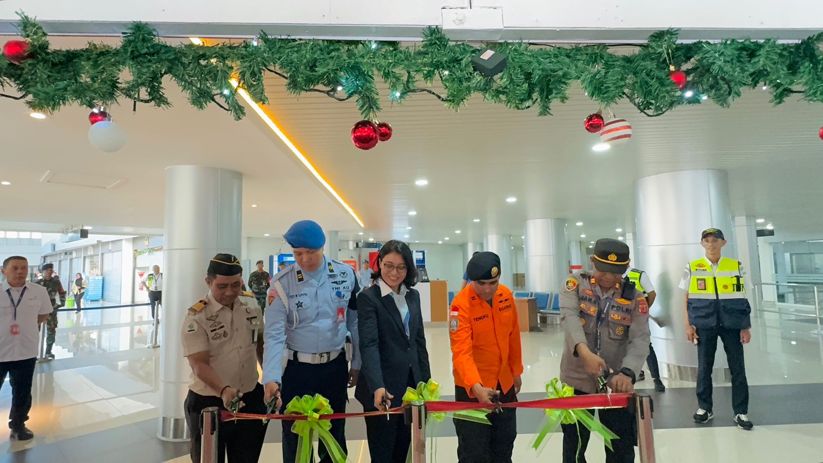 Posko Monitoring Angkutan Udara Natal dan Tahun Baru secara Resmi Dibuka pada Bandara Internasional Pattimura