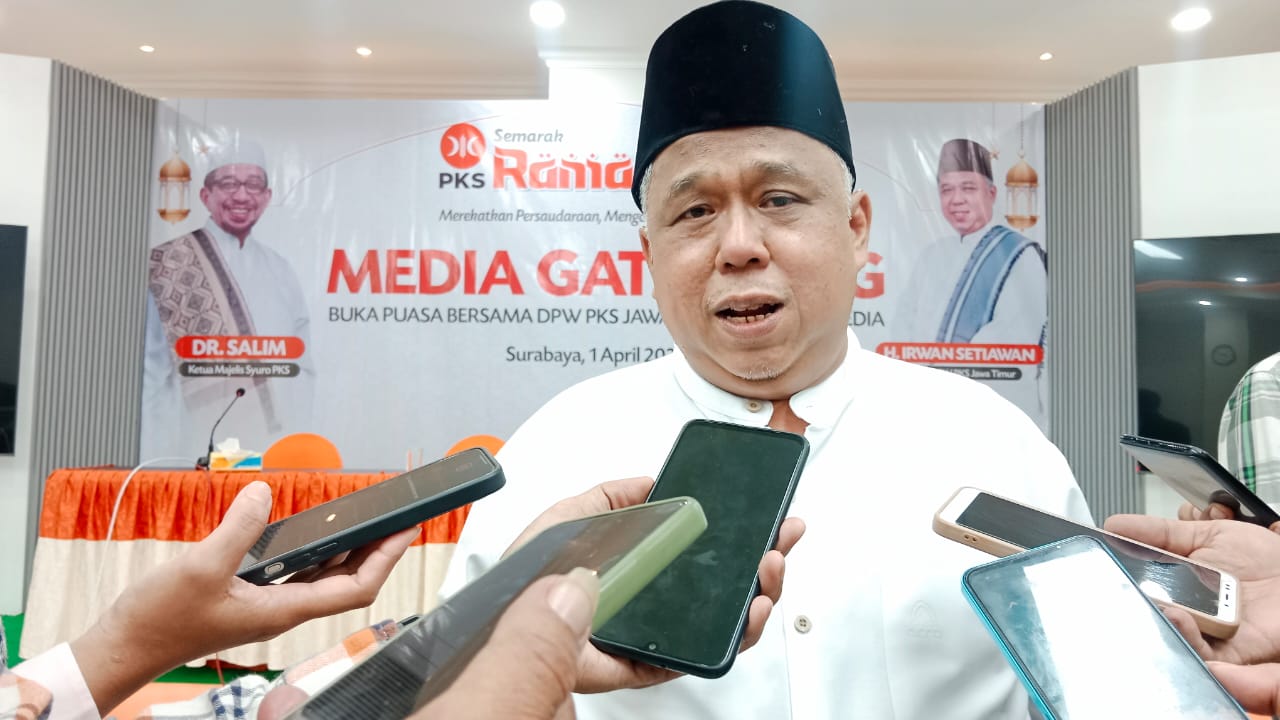 Ketua Dewan Pimpinan Wilayah (DPW) PKS Jatim, Irwan 