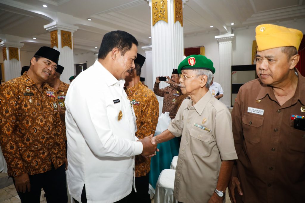 Nana, saat Halalbihalal Pepabri, di Grhadika Bhakti Praja, Selasa (14/5/2024).