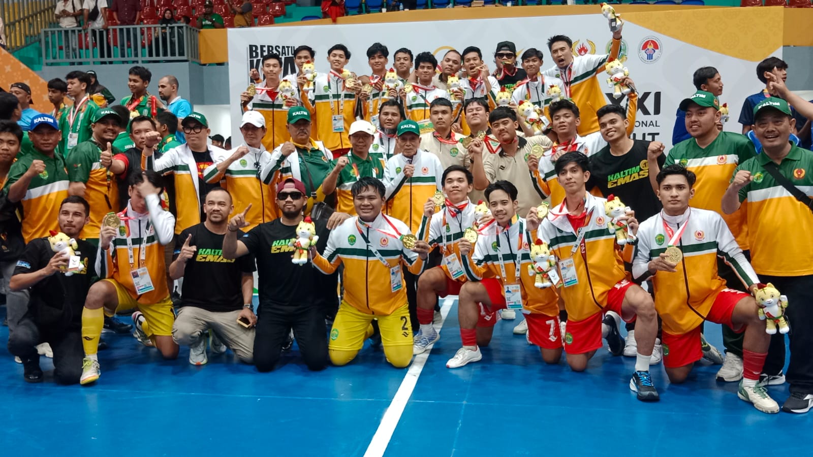 Tim Futsal Putra Kaltim Raih Emas PON XXI 2024 Usai Kalahkan Jatim 2-1 dalam Laga Final Dramatis