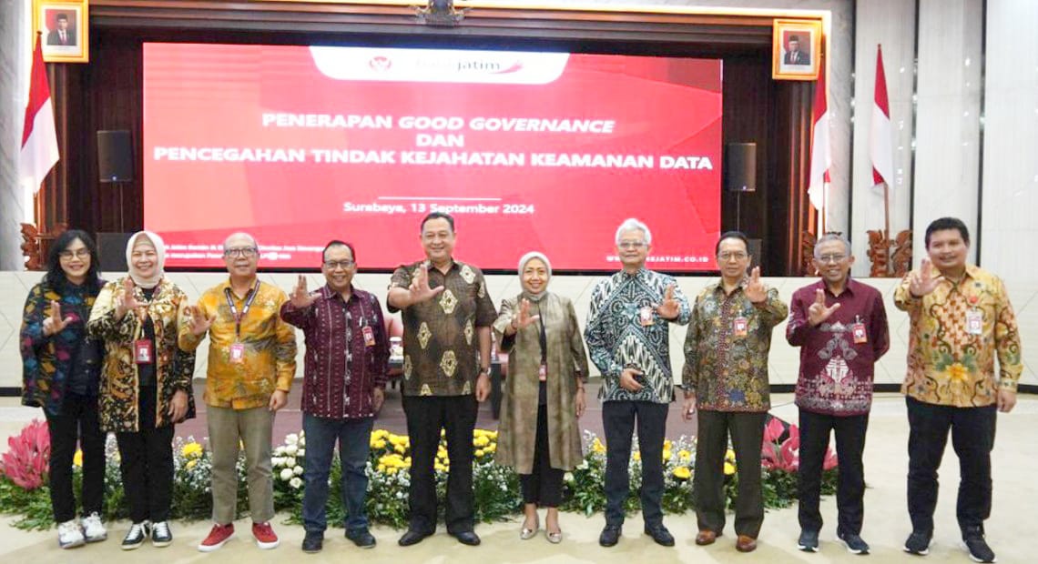 Untuk mewujudkan penerapan good governance dan pencegahan tindak kejahatan keamanan data, bankjatim  menyelenggarakan Diskusi Panel bersama Badan Intelijen Negara Jawa Timur