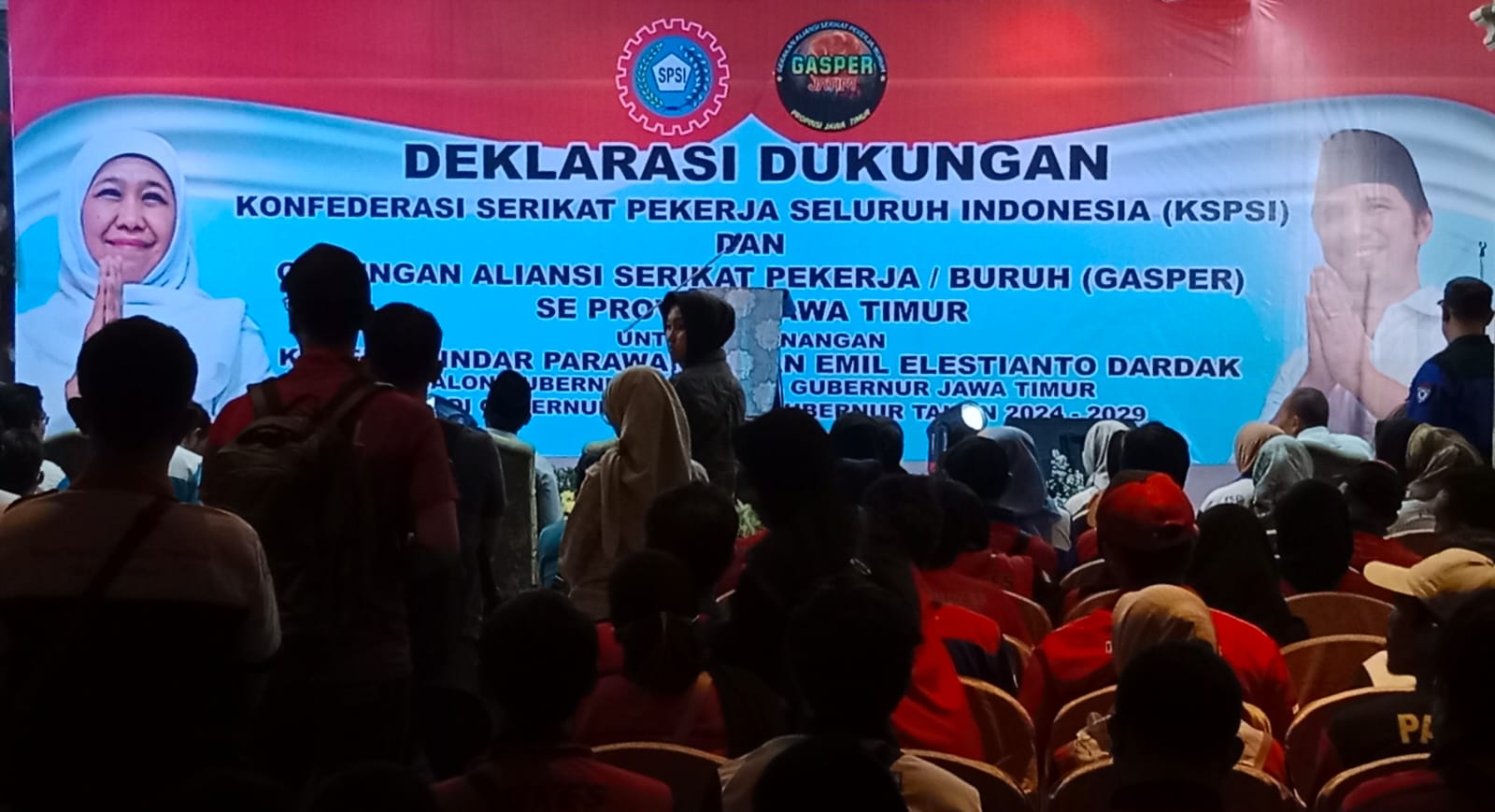 SPSI & GASPER Jawa Timur Kompak dan Solid Menangkan Khofifah-Emil di Pilgub 2024