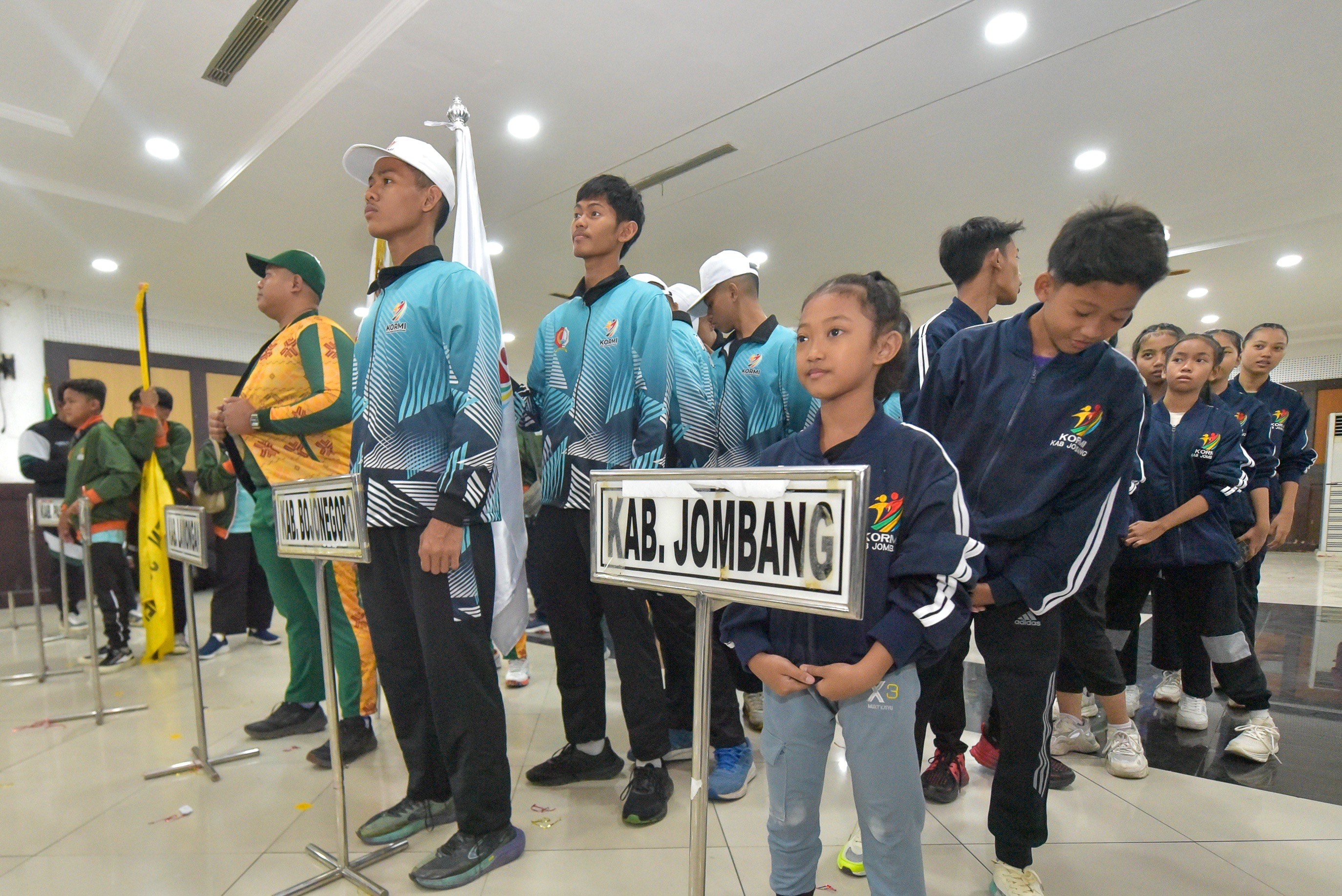 Kemeriahan Festival Olahraga Masyarakat Daerah (FORDA) II Komite Olahraga Masyarakat Indonesia (KORMI) Jawa Timur telah dimulai. 
