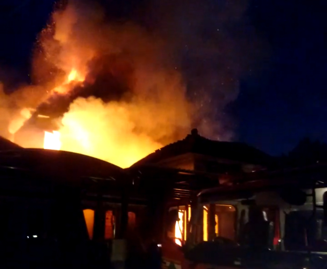 Screen shoot kebakaran. 