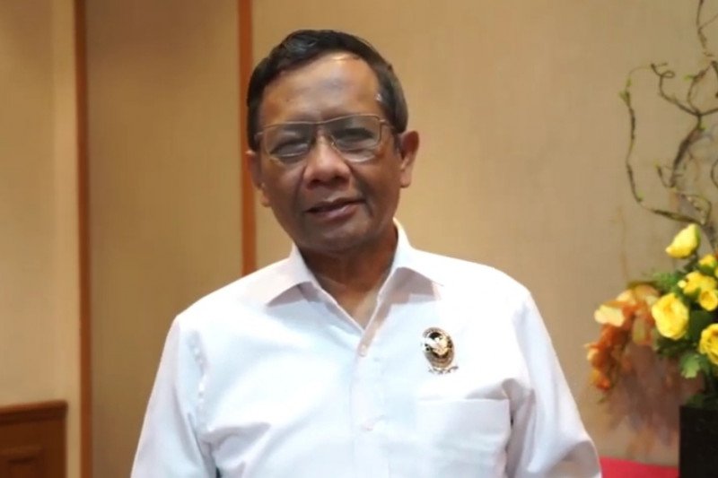 Menteri Koordinator Bidang Politik Hukum dan Keamanan Mahfud MD. ant