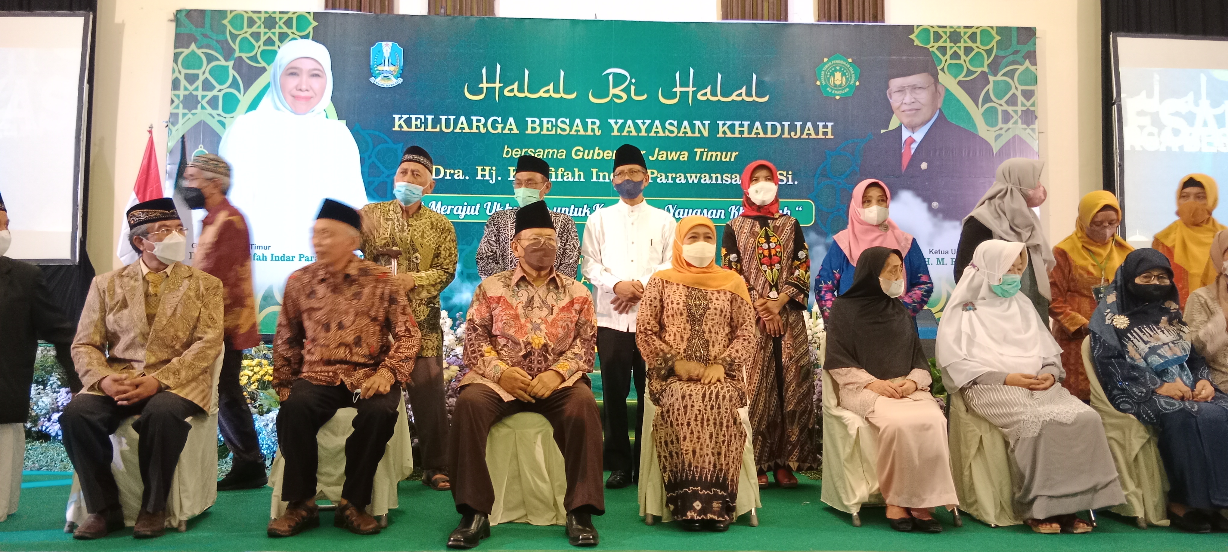 Gubernur Khofifah Halalbihalal bersama Keluarga Besar Yayasan Khadijah