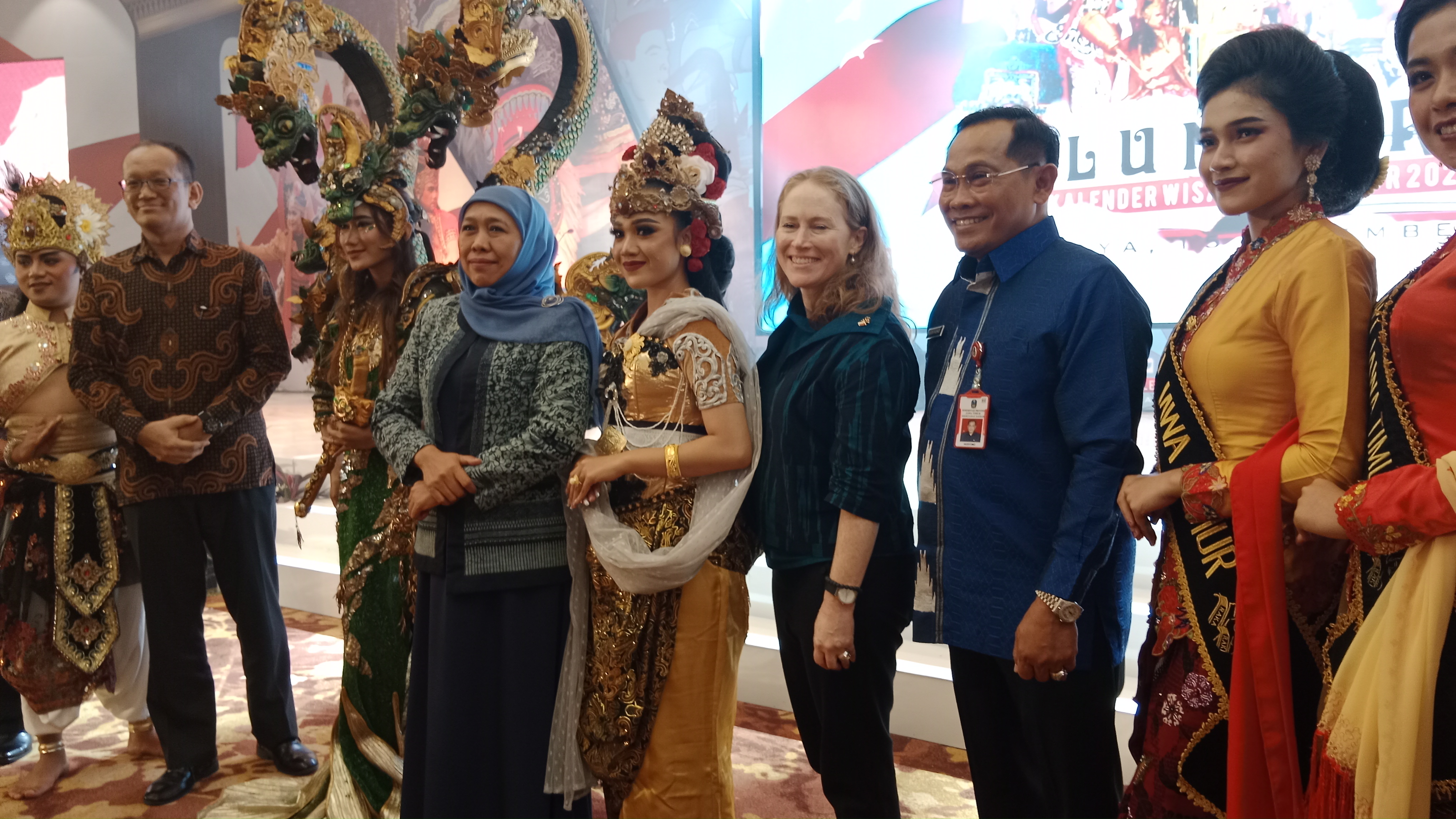 Launching Kalender Wisata Jatim 2023 tersebut, dilakukan oleh Gubernur Jatim Khofifah Indar Parawansa Pakuwon Imperial Ballrrom Villa Bukit Regency, Surabaya, Kamis (15/12/2022) malam. 
