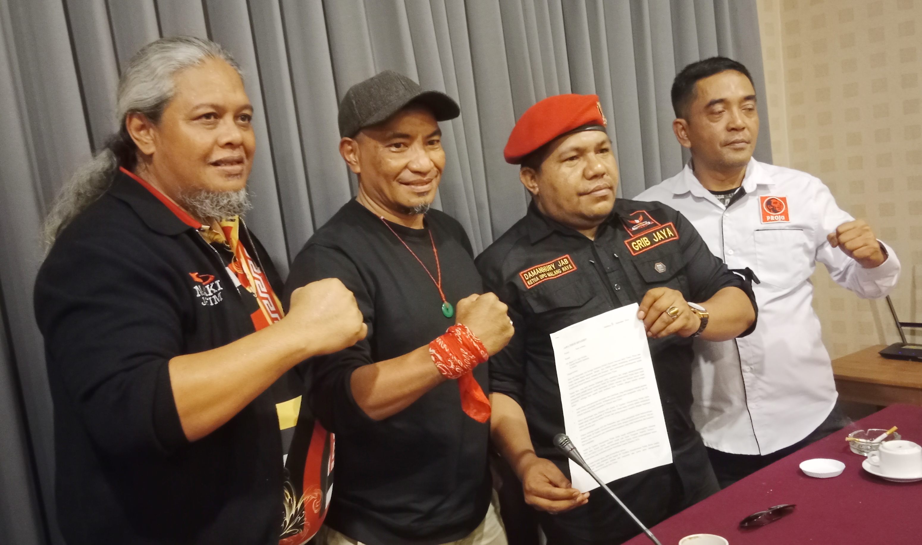 MAKI, GRIB dan PROJO Jatim Kirim Surat Terbuka ke Prasiden