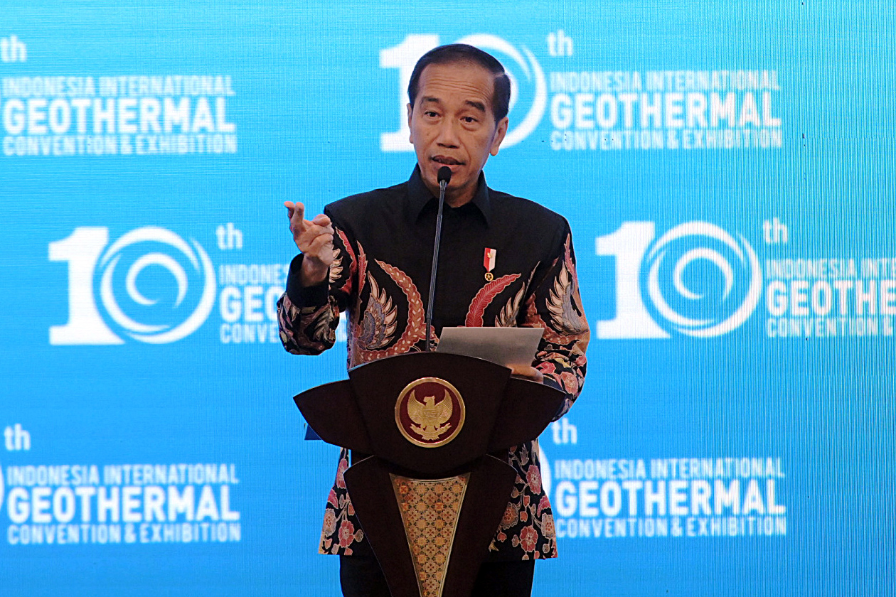 Presiden Jokowi Resmikan Pembukaan Indonesia International Geothermal Convention and Exhibition (IIGCE) ke-10 Tahun 2024