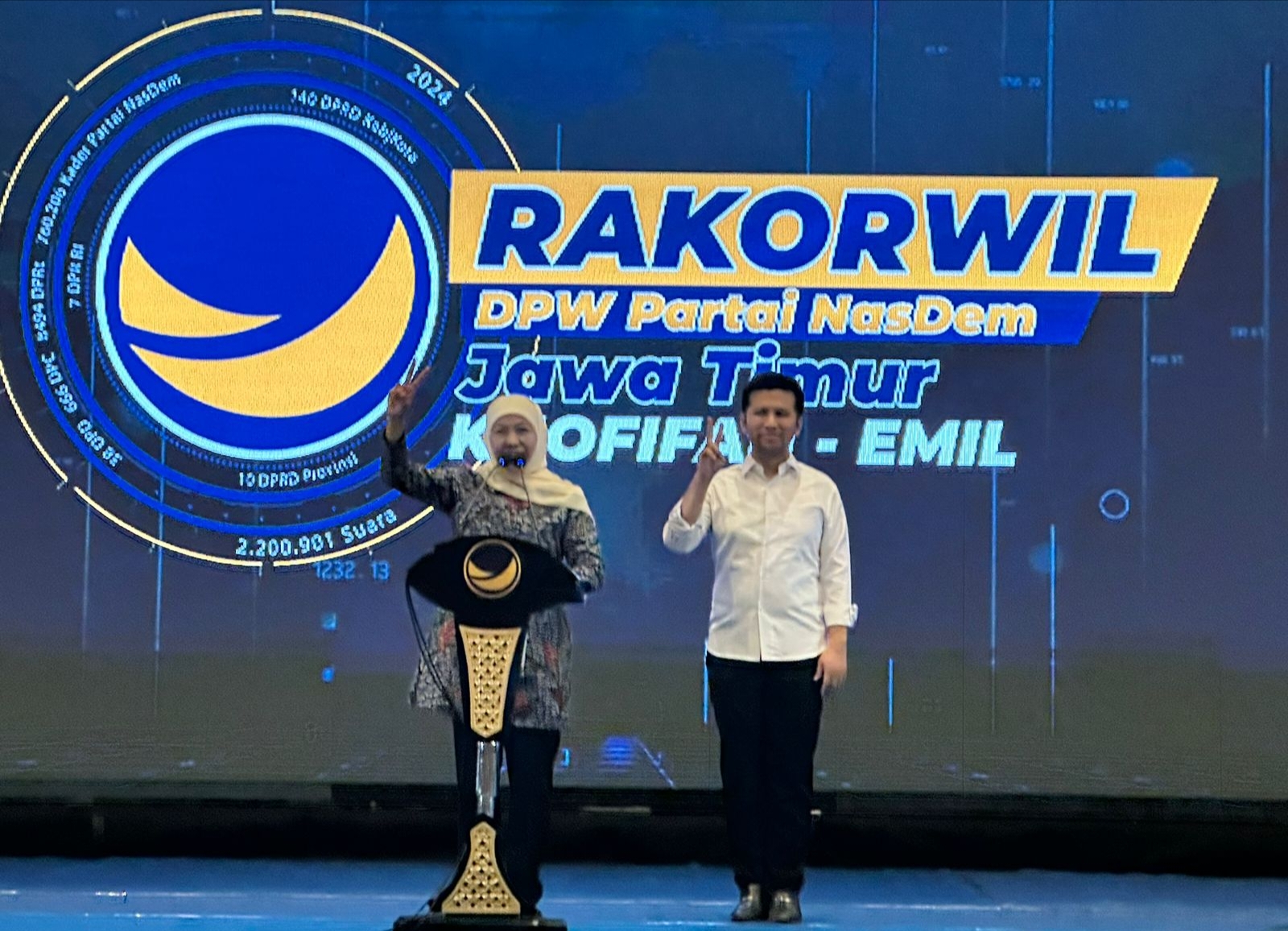 DPW NasDem Jatim Gelar Rakorwil, Tekankan Dukungan Penuh untuk Pemenangan Khofifah-Emil