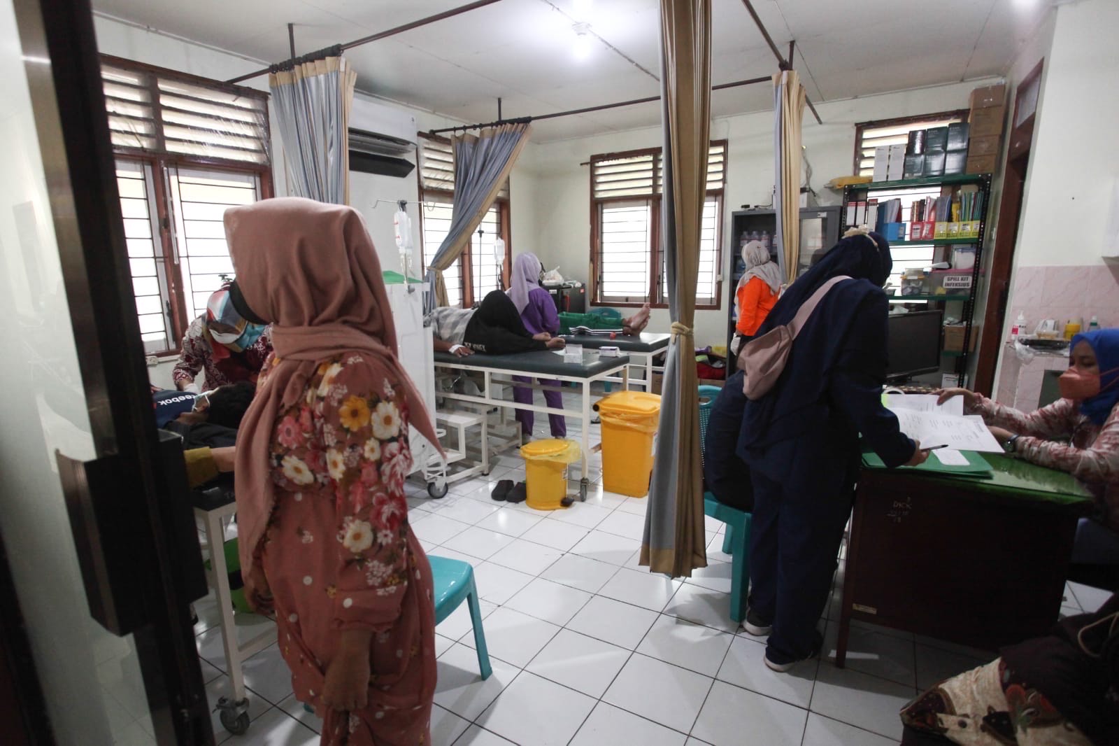 Dinkes Surabaya telah menerima hasil pemeriksaan laboratorium terhadap sampel sisa makanan dan minuman yang diambil di wilayah Kalilom Lor Indah