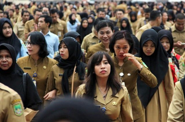 Ilustrasi ASN Wanita