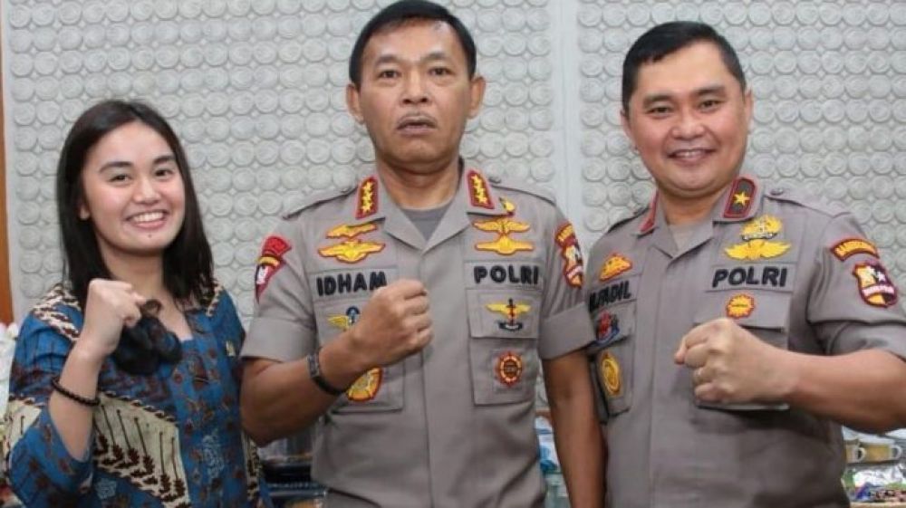 Kapolri Jenderal Polisi Idham Azis dan Irjen Pol Muhammad Fadil Imran (kanan)