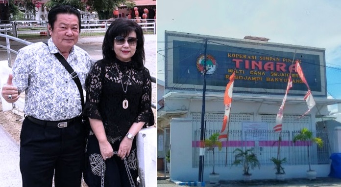DIDUGA KABUR: Linggawati Widjaya alias Ling Ling dan suaminya, Budi Hartadi, pengelola Koperasi KSP Tinara diduga kabur setelah nasabahnya melapor ke polisi