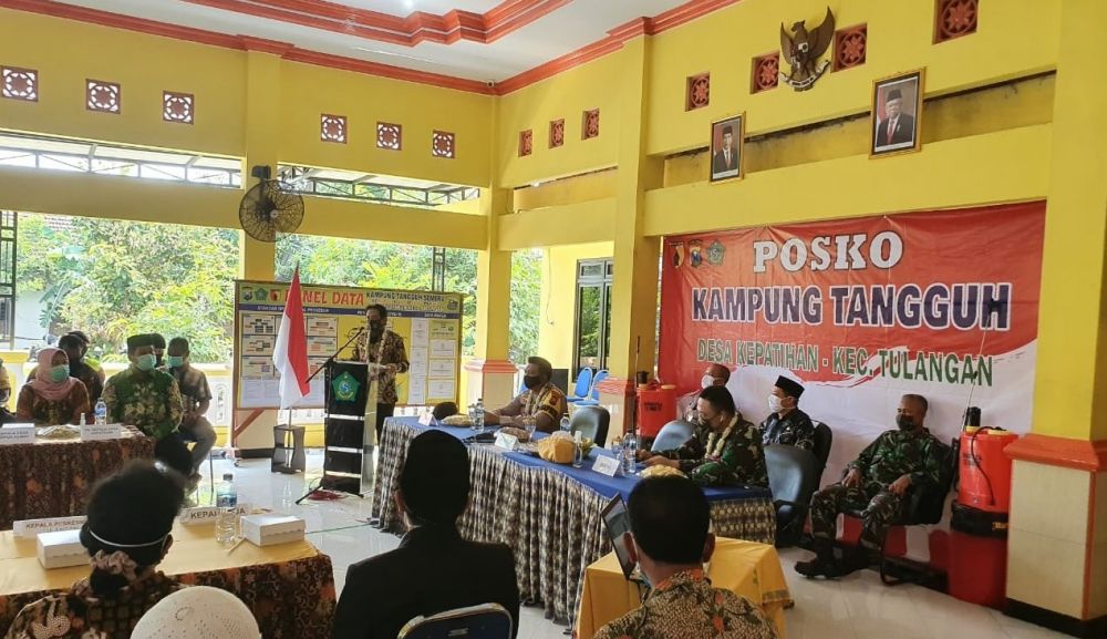 Kampung Tangguh Semeru Desa Kepatihan, Tulangan, Sidoarjo (Foto: HMP/Cholis)