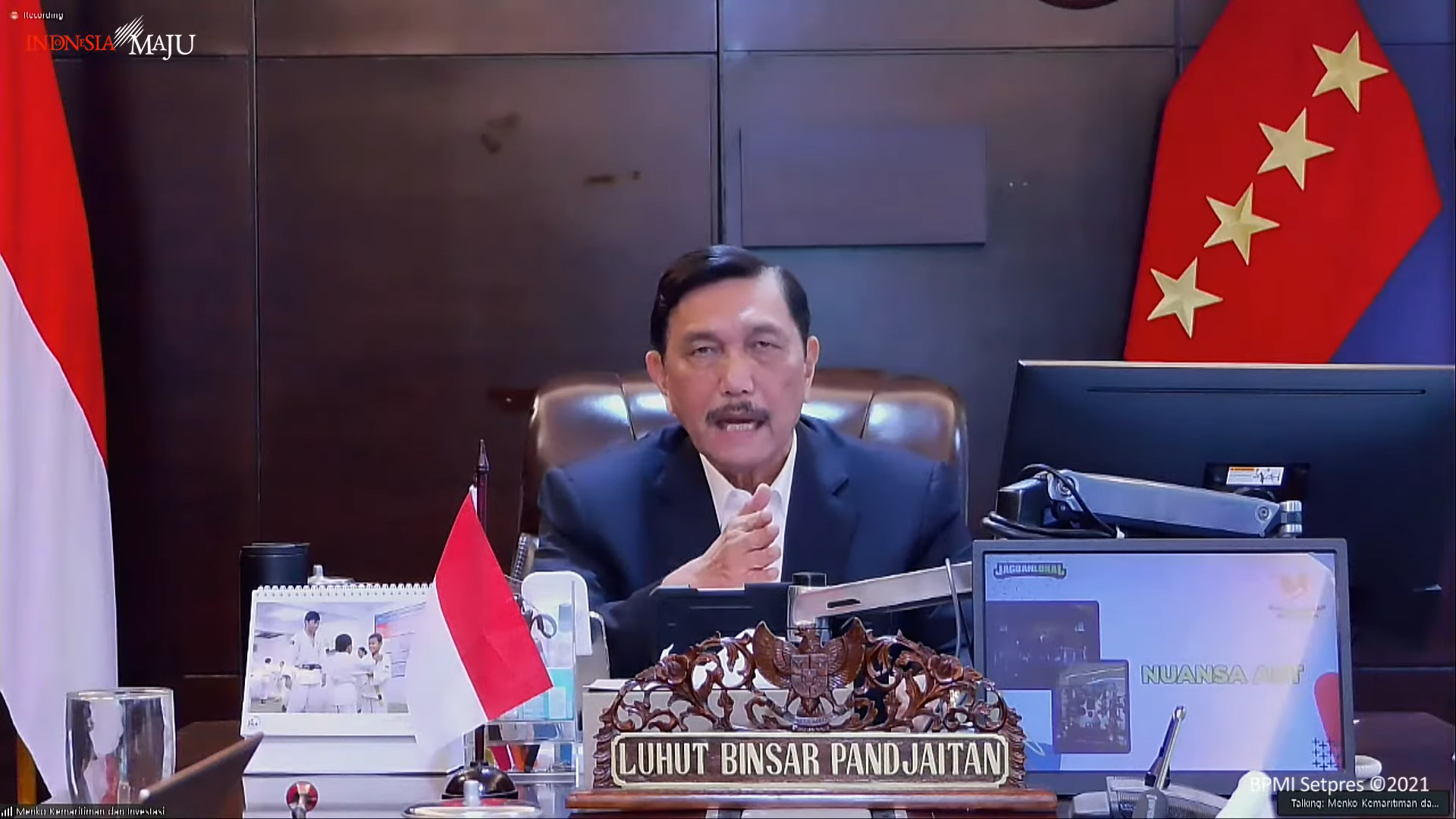 Menteri Koordinator Bidang Kemaritiman dan Investasi Luhut Binsar Pandjaitan. ist