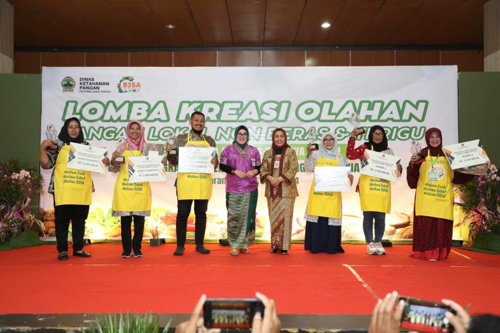 Pemerintah Provinsi Jawa Tengah menyelenggarakan lomba kreasi olahan pangan berbahan lokal nonberas dan terigu, Kamis (24/10/2024), di Museum Ronggowarsito, Semarang