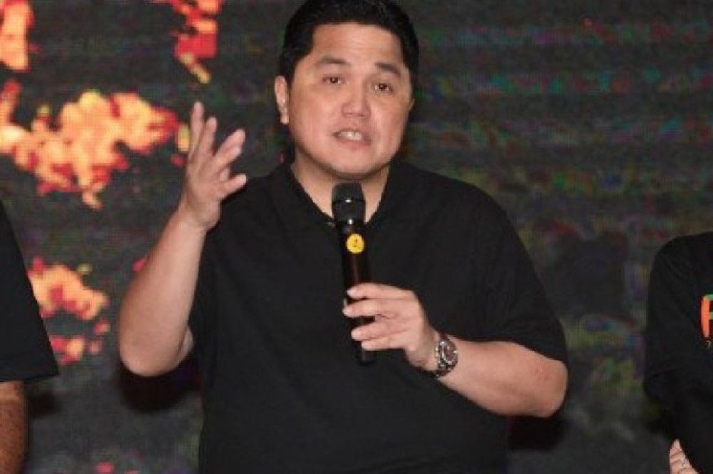 Menteri BUMN Erick Thohir. ANTARA FOTO/Akbar Nugroho Gumay/