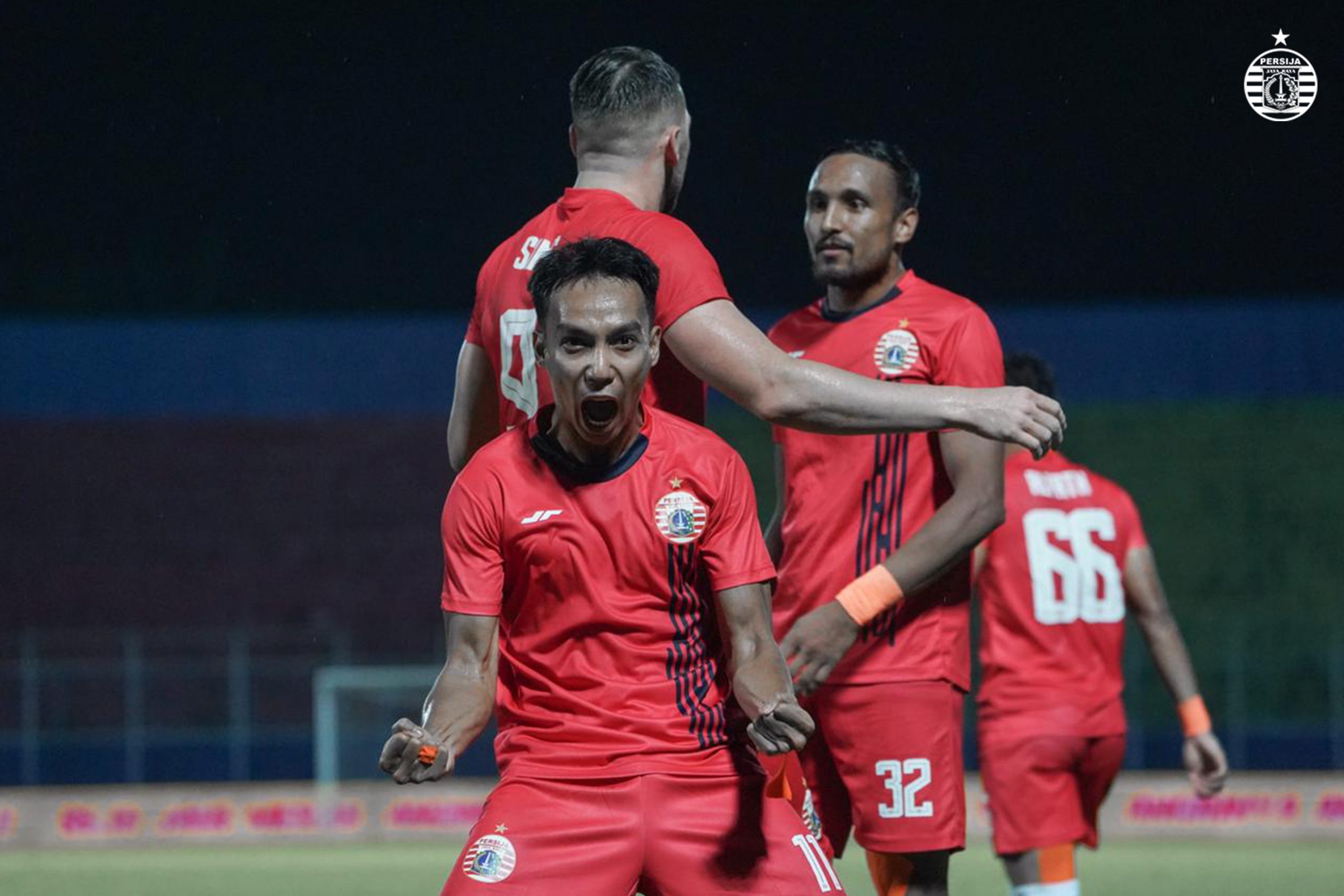 Gelandang Persija Novri Setiawan. PERSIJA