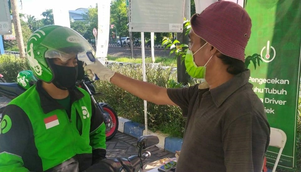 Di Surabaya, Ojol Diminta Patuhi Protokol Kesehatan