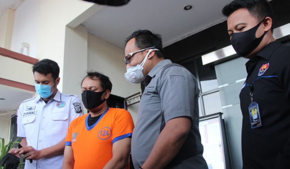 Pu Mei diamankan polisi (Foto: HMP/Jimmi)