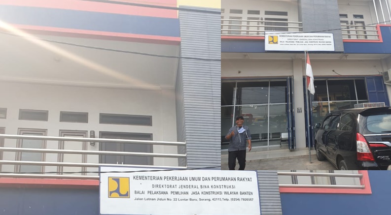 Kantor BP2JK Banten yang melakukan lelang Preservasi Jalan Sumur-Cibaliung-Muara Binuangen senilai Rp 96,11 Miliar