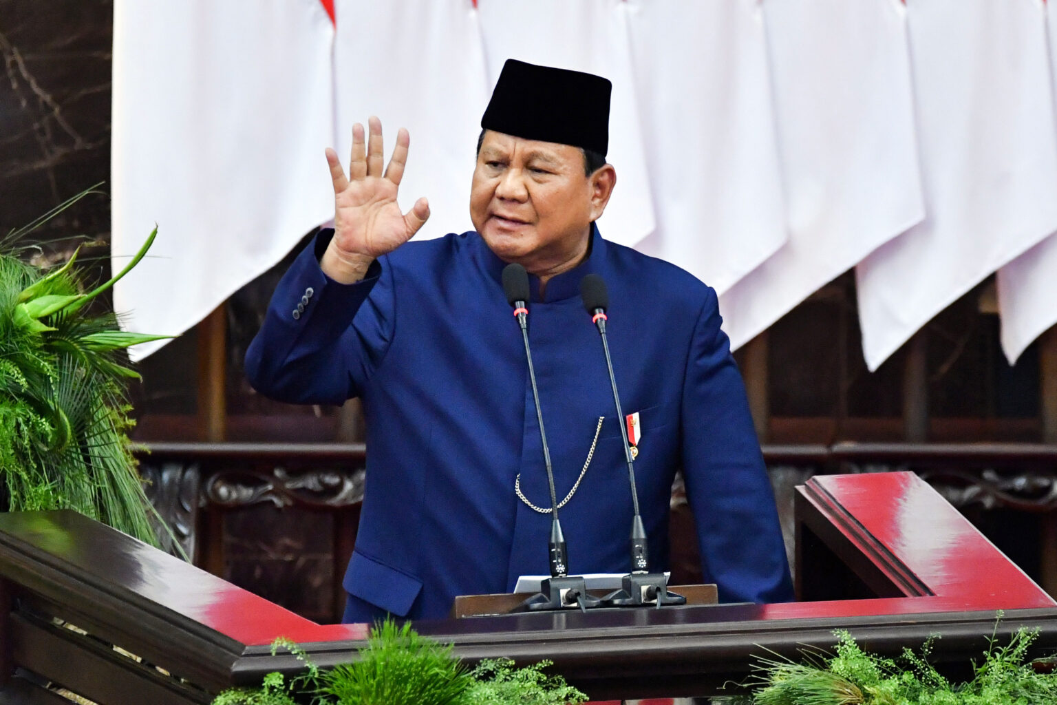 Presiden Prabowo Subianto Tegaskan Demokrasi Santun dan Damai dalam Pidato Pelantikan