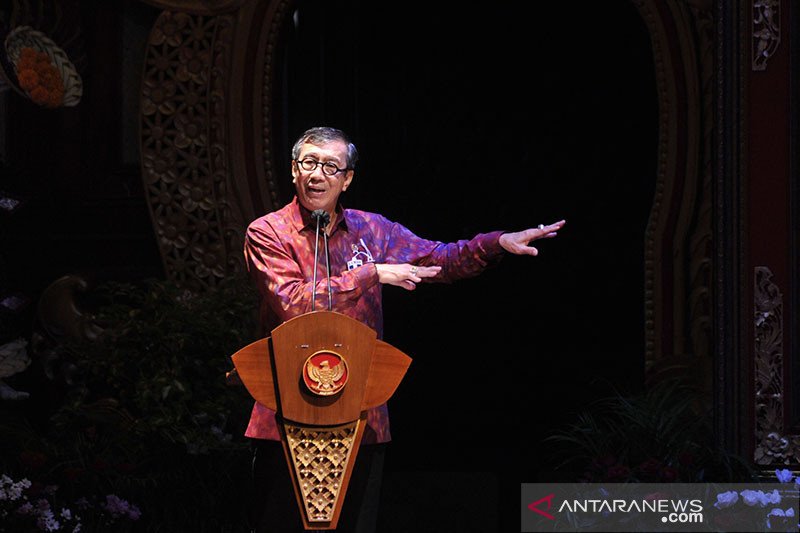 Menteri Hukum dan HAM, Yasonna Laoly. ANTARA FOTO/Fikri Yusuf
