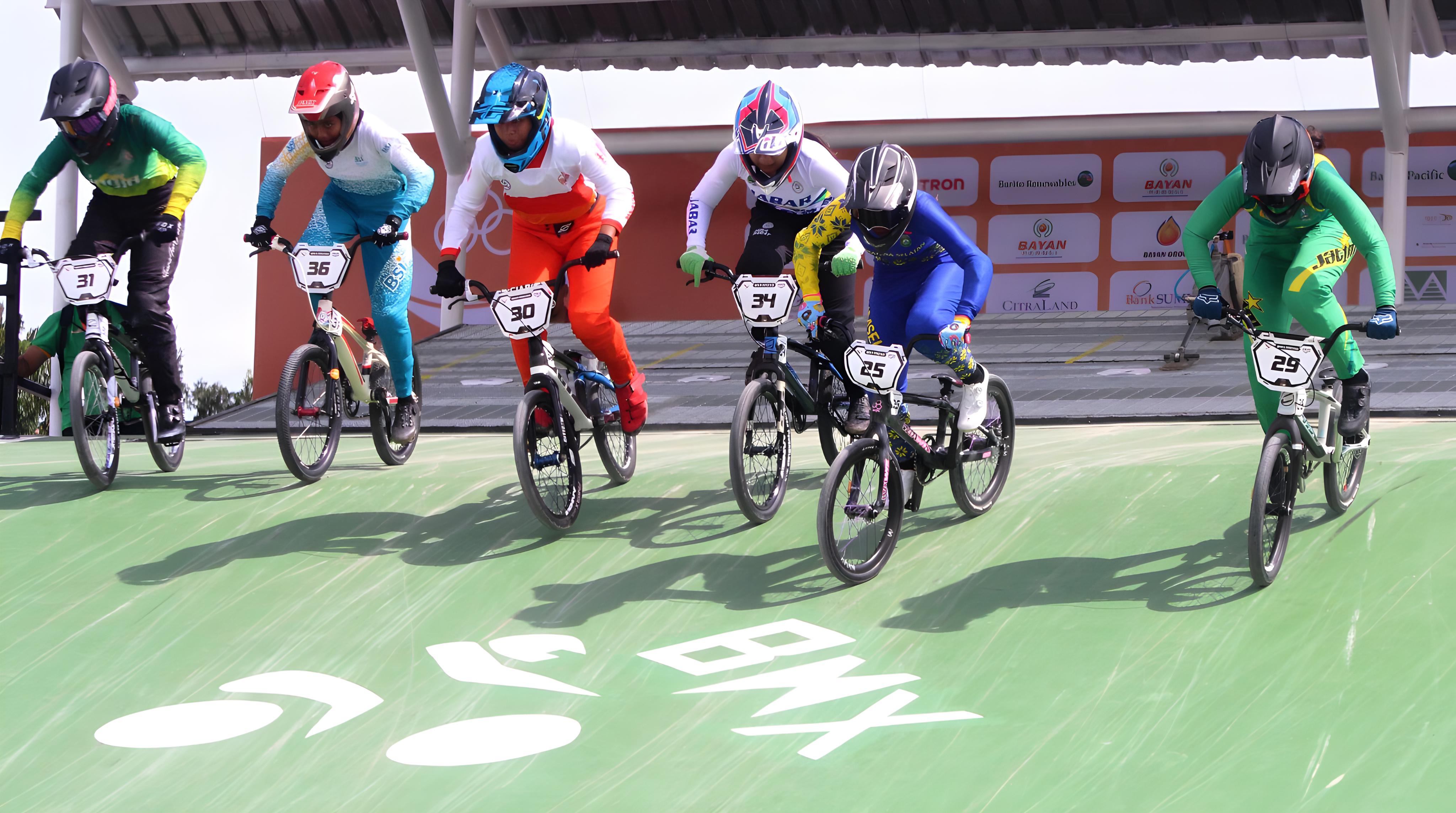 Pada pertandingan nomor BMX Racing putra yang berlangsung pada Selasa (17/9/2024), Jawa Timur gagal membawa pulang medali.