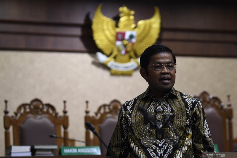 Mantan Menteri Sosial Idrus Marham (ANTARAFOTO/PUSPA PERWITASARI)