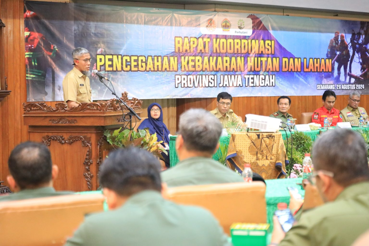 Sekda Jateng Minta Pemangku Kepentingan dan Masyarakat Tingkatkan Kesiapsiagaan Cegah Karhutla