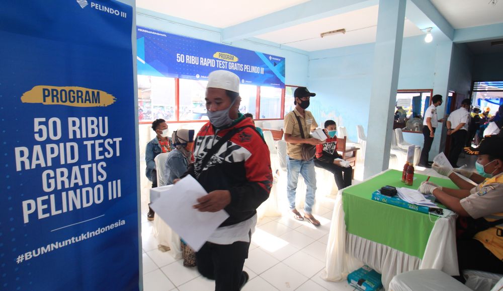 Pelindo III gelar rapid test gratis di Sumenep (Foto: ist) 