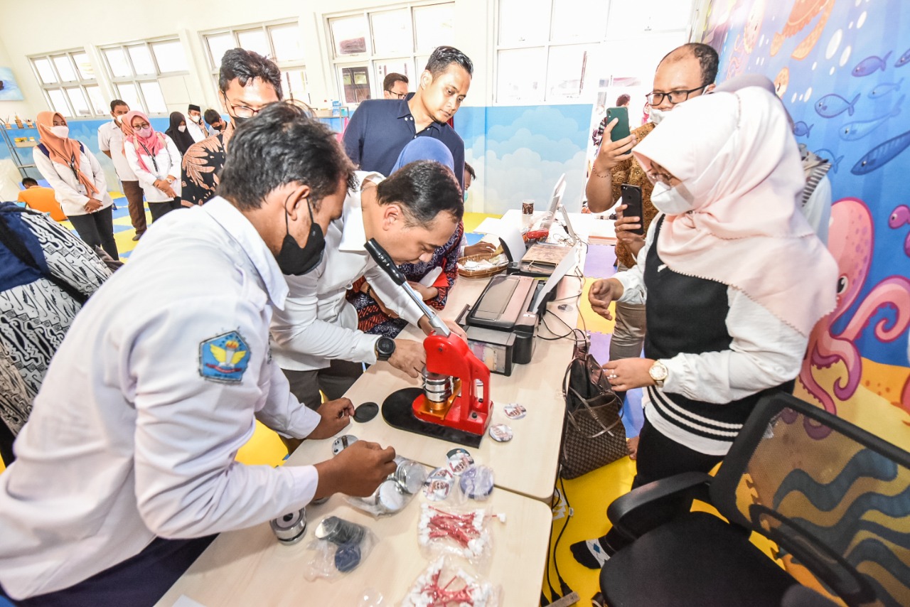 Pemerintah Kota (Pemkot) Surabaya meresmikan Rumah Anak Prestasi yang berada di Jalan Nginden Semolo No 23 Surabaya, Rabu (7/9/2022)