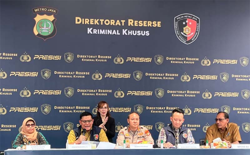 Polda Metro Jaya Bekuk Pelaku Peredaran Obat Ilegal