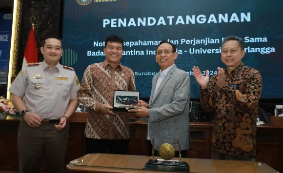 Barantin dan UNAIR Teken MoU untuk Sinergi Pengembangan Karantina, Riset, dan SDM