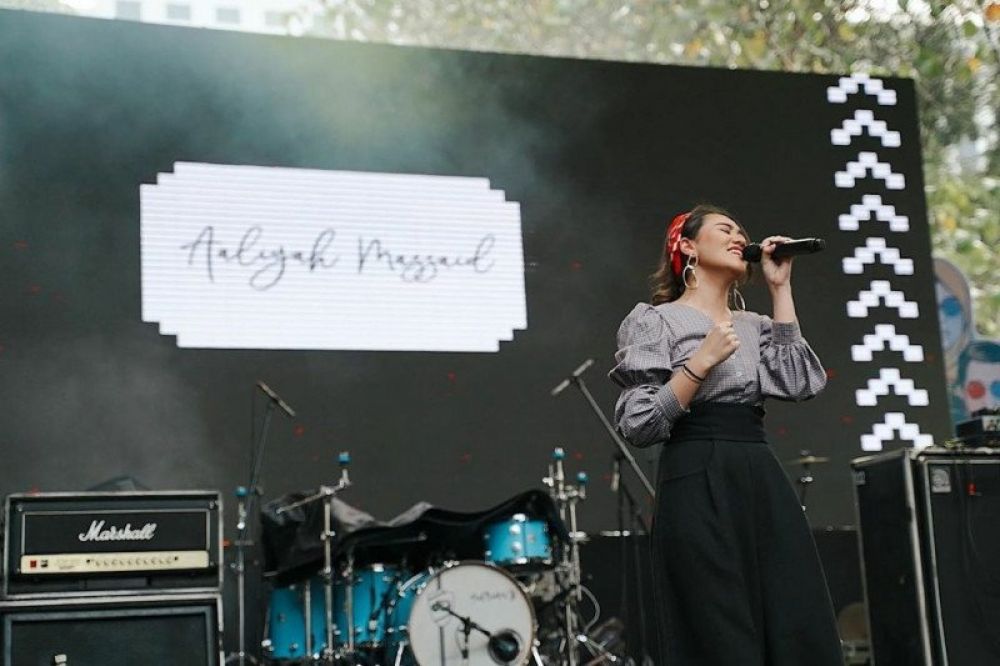 Aaliyah Massaid . ANTARA