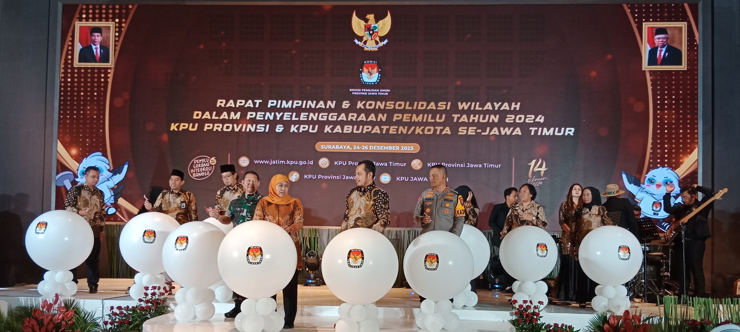 KPU Jatim Gelar Rapat Pimpinan & Konsolidasi Wilayah