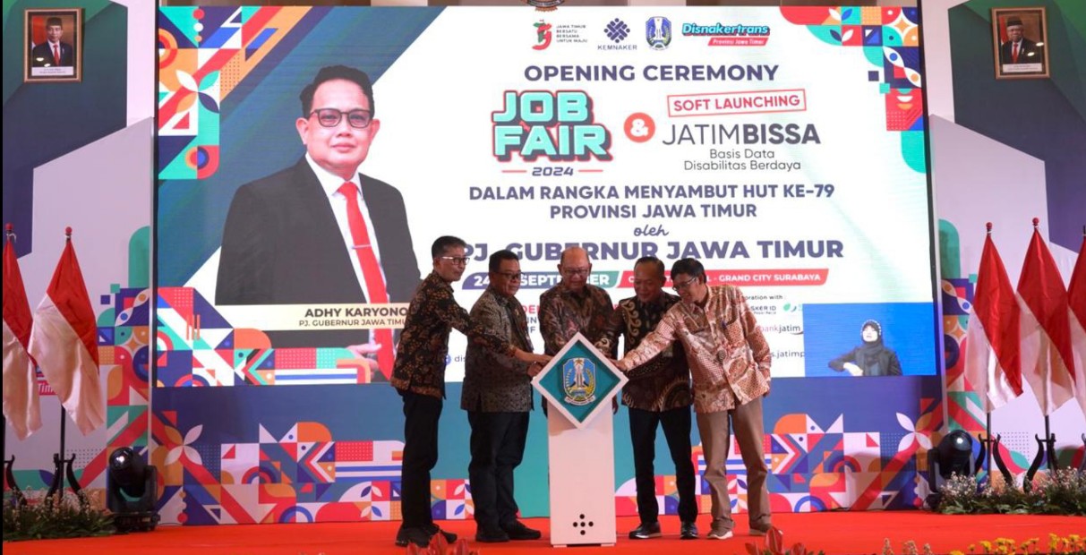 bankjatim terus menunjukkan komitmennya untuk mendukung program-program Pemprov Jawa Timur. Salah satu contohnya lewat kegiatan Job Fair 2024