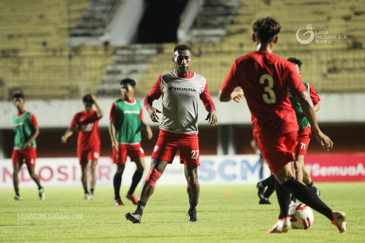 Skuad PSM berlatih jelang bertemu Persija. LIB