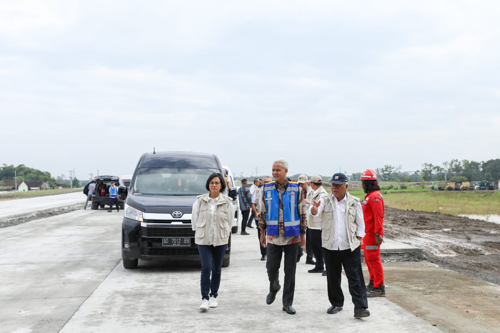 Tinjau Tol Solo-Yogyakarta Seksi 1, Ganjar Targetkan Pembebasan Lahan Rampung Maret 2023